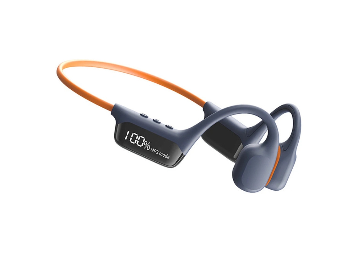Auriculares Inalámbricos Conducción Ósea Prueba Agua Estéreo Hifi YIZHOOD Bluetooth Azul