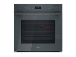 Horno Whirlpool Woi7a8fpt1ssga de 73 L, negro y gris