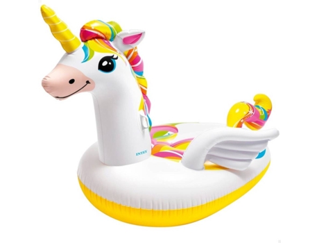 Flotador INTEX Unicornio Blanco (163x251x145cm)