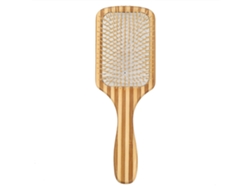 Peine De Bambú Para Cabello Antiestático Con Mango De Pala Y Cojín De Masaje 25.5*8.5cm (4)