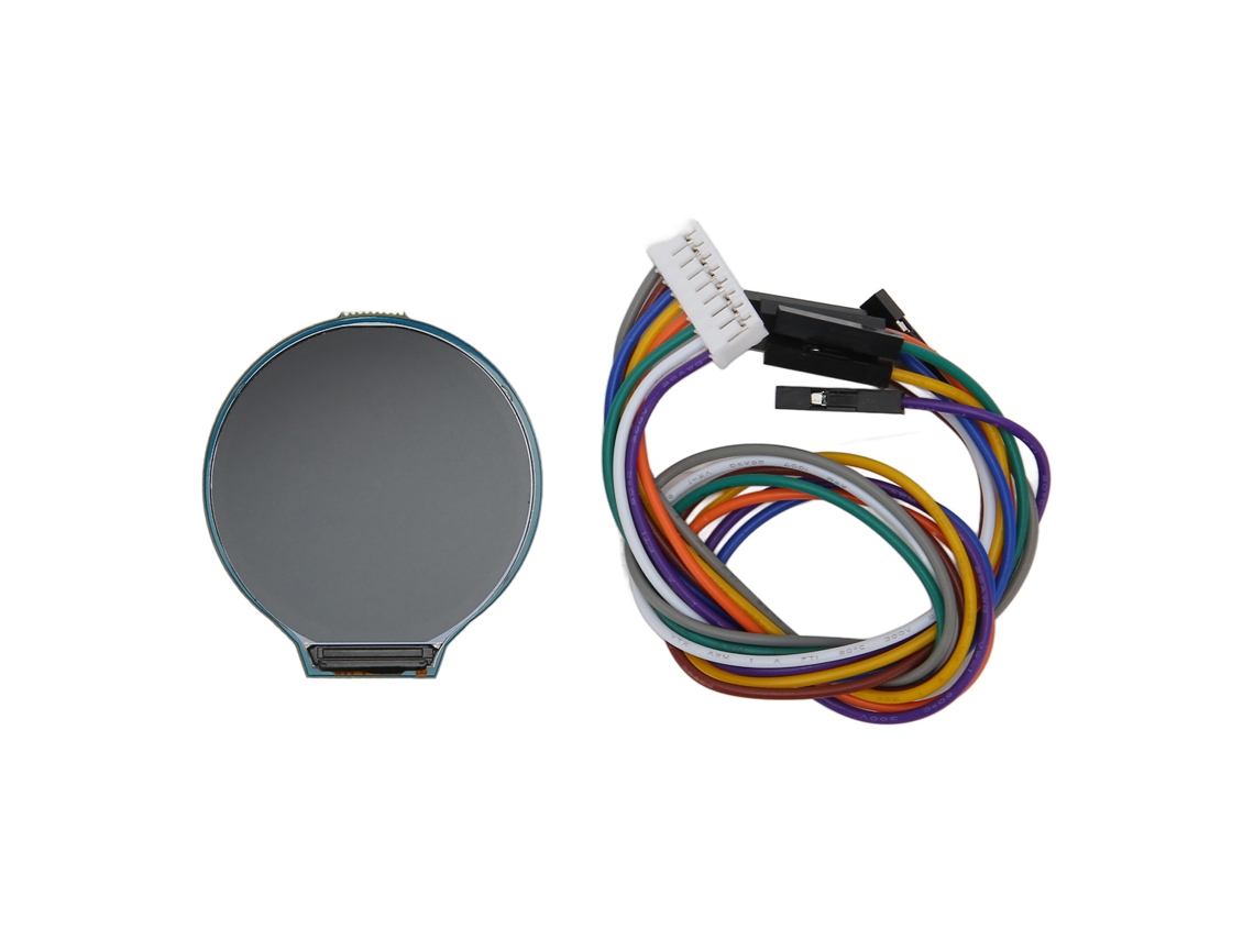 Módulo De Pantalla Lcd Redonda De 1.28 Pulgadas 240x240 Spi Ips Para Raspberry Pi Stm32