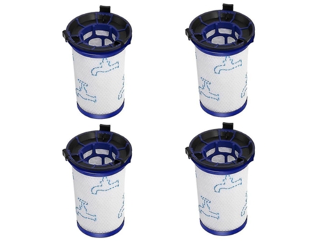 4 filtros Hepa para aspiradora Rowenta Air Force 360 Rh9037