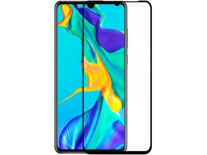 Protector de Cristal Templado Huawei P30 Negro