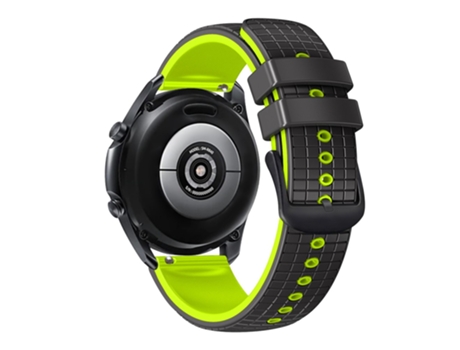 Correa de Silicona textura de cuadrículas 22mm dos colores liberación rápida para Huawei Watch Buds/GT3 SE/GT3 Pro - negro/cal
