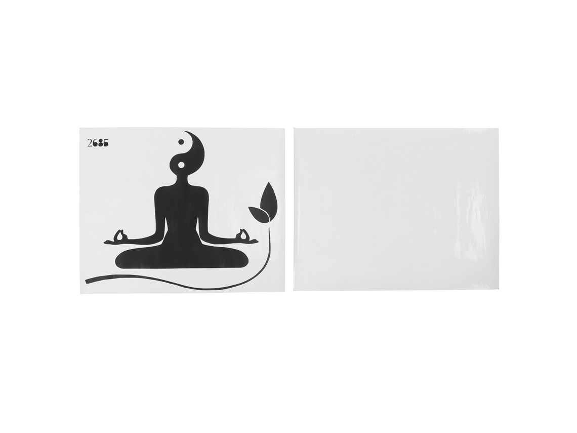 Adhesivo Decorativo De Pared Removible Con Diseño De Yoga, Meditación Y Tai Chi Para Dormitorio Y Sala De Estar.