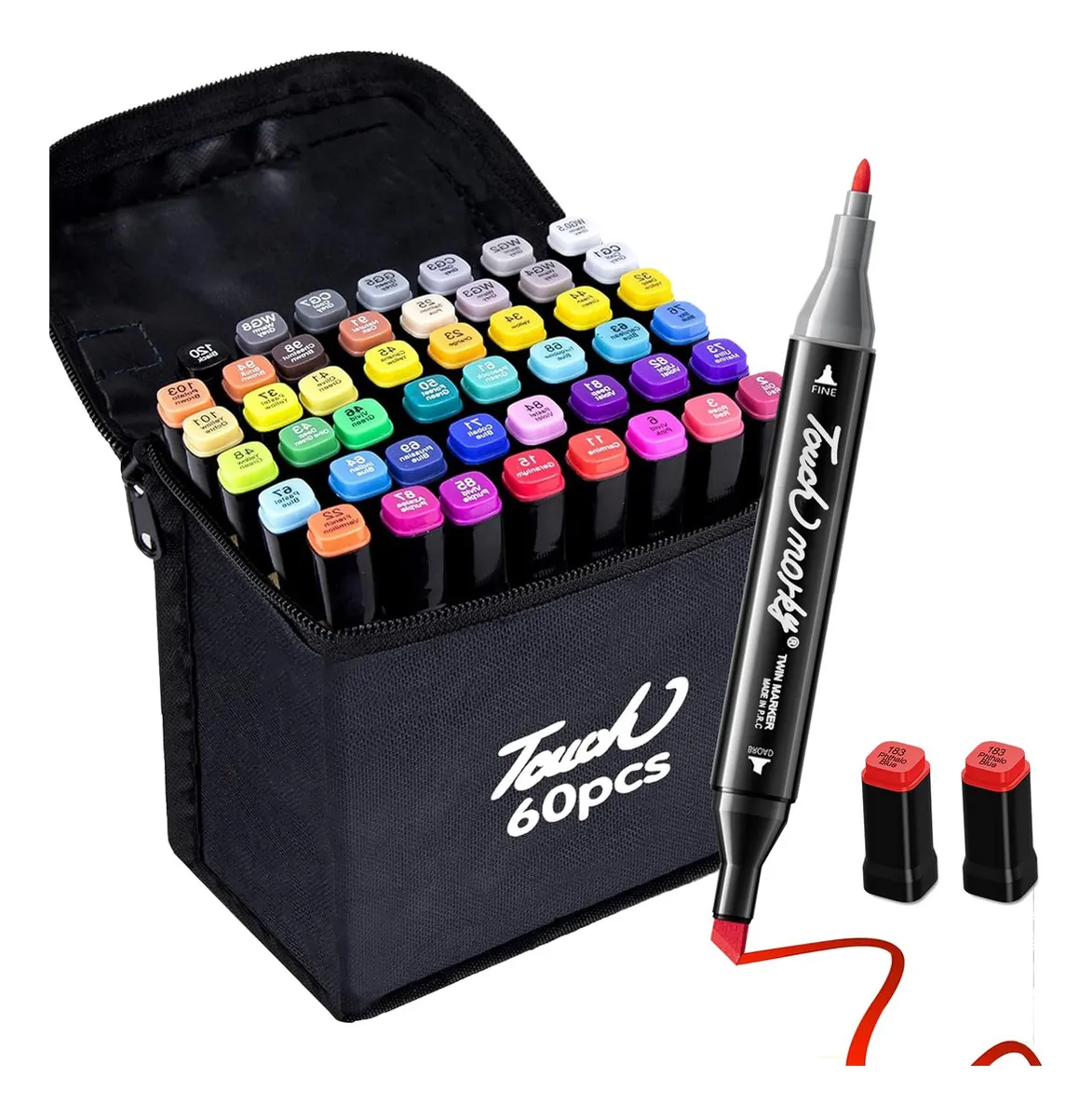 60 rotuladores de colores para dibujo artístico, perfectos para Paravayotoy