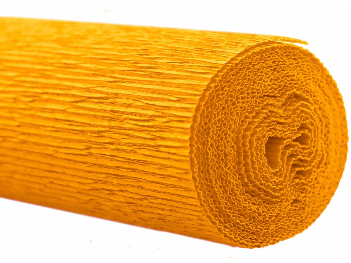 Papel Crepé WEROLA Florist (Naranja - 0,5 x 2,5 m)