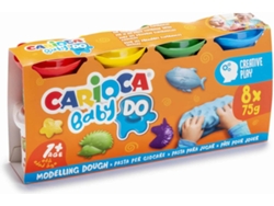 Plastilina CARIOCA Baby Multicolor (8 Und)