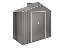 Caseta Metálica de Jardín WASABI 2,84m2 - 220x129x214cm - Acabado metalizado premium - Tragaluz de policarbonato