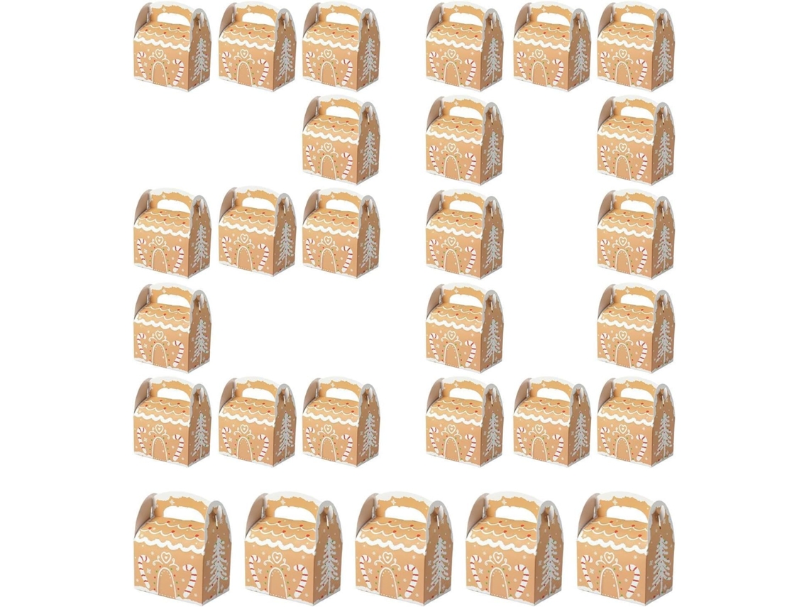 Dulces navideños: 20 recipientes reutilizables para dulces navideños | Cajas de regalo y snacks con asas para Slowmoose