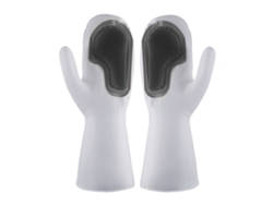 Guantes De Silicona Para Lavar Platos, Impermeables, Aislantes, Multifuncionales, Antideslizantes, Para La Cocina Femenina, Color Gris.