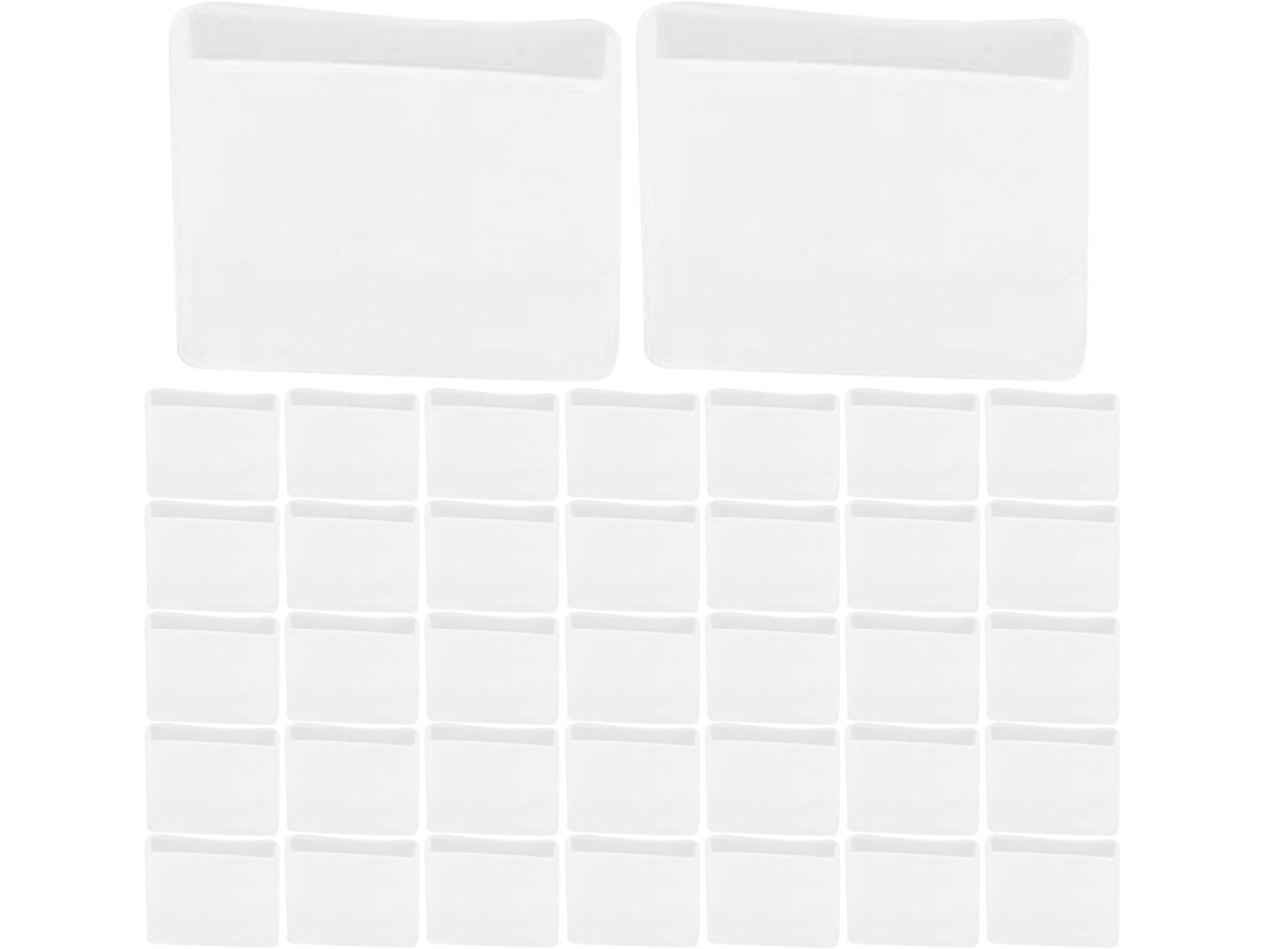 120 Clips Silicona Perchas Ideales Guardar Pantalones Evitan Arrugas Almohadillas Transparentes Reutilizables