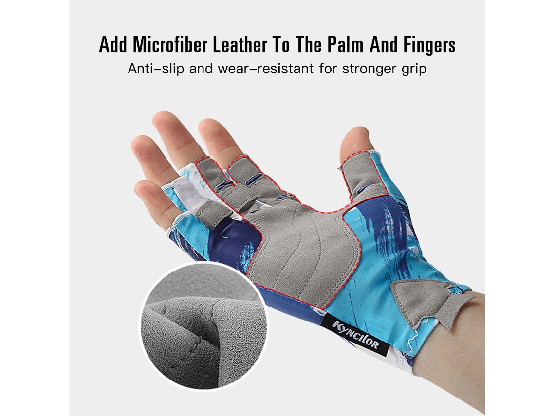 Guantes De Pesca Sin Dedos Transpirables Para Hombres Y Mujeres - Mejores Guantes De Pesca Y28148