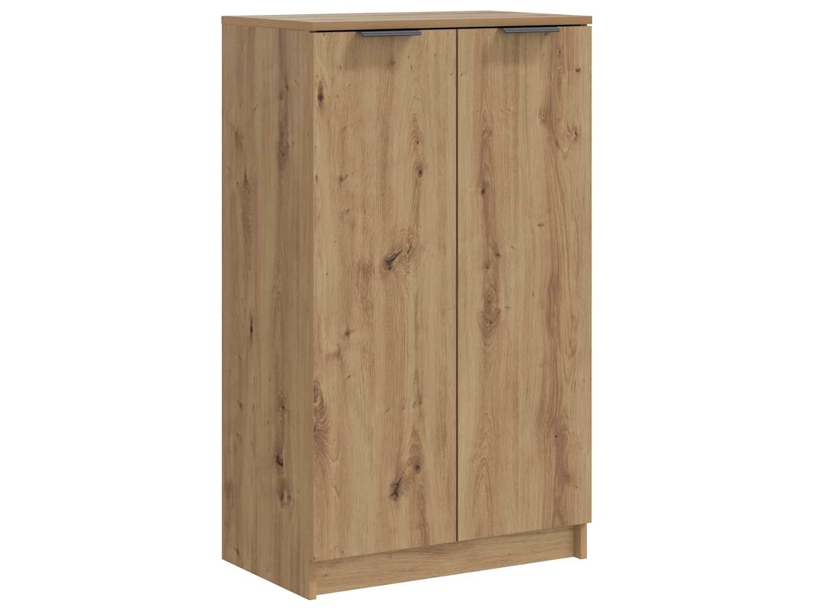 Maison Exclusive - Mueble Zapatero Madera Ingeniería Roble Artisian 59x35x100,5 Cm