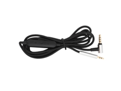 Cabo De Fone De Ouvido 2.5mm Para 3.5mm Com Microfone E Controle De Volume Para Qc25 Qc35 Qc45 Nc700 Y40 Y45 Y50 1.5m