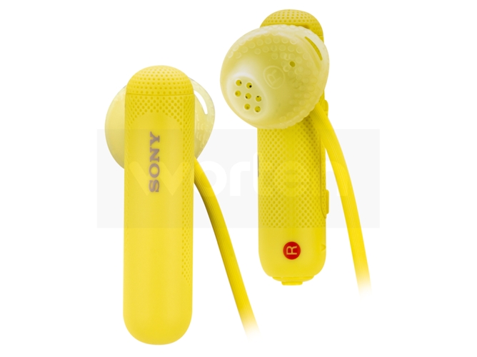 Auriculares Bluetooth SONY Wisp500 (In Ear - Micrófono - Amarillo)
