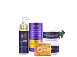 Kit blanqueador de doble glutatión, loción de 500 ml, suero de 100 ml, kit 5 en 1