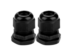 Omni-10pcs Conector De Glandula De Cable De Nylon Plastico Impermeable Ip68 (pg13.5)