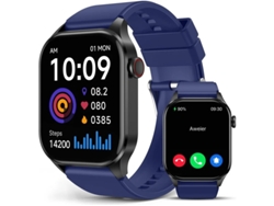 Reloj inteligente con infrarrojos reales, monitor de oxígeno en sangre, pantalla AMOLED de 2,04 pulgadas, monitor de frecuencia cardíaca y prensa Yizhood