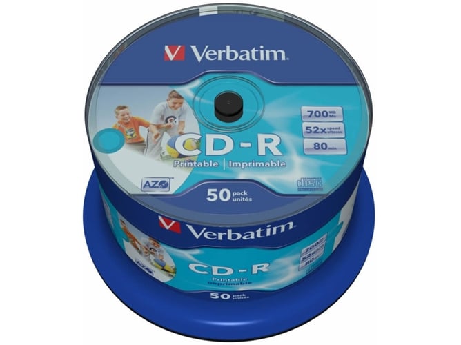 Cd-R VERBATIM 52X Cake 50 700MB