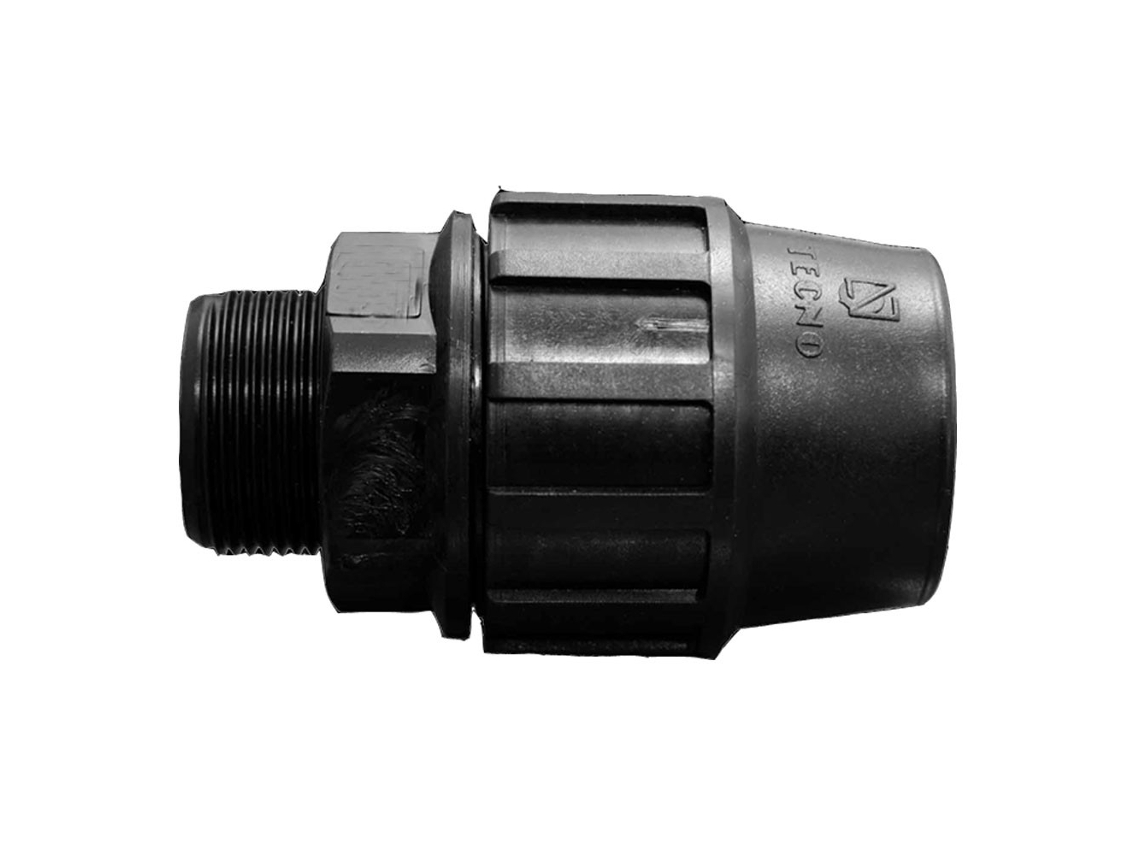 Enlace rosca Macho PE 40mm