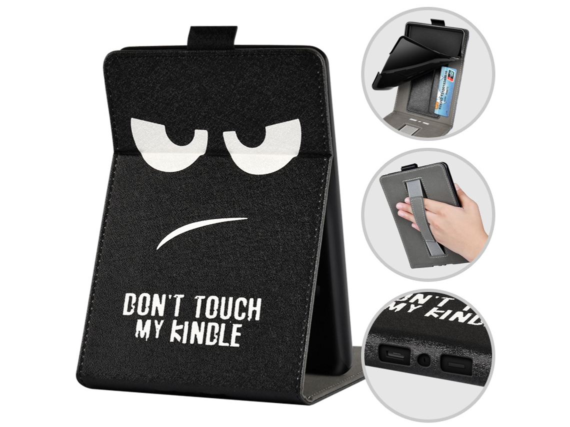 Funda Eifson Para Kindle Paperwhite 6 De 12th Gen De 7 In (2024), Con Correa De Mano (ojos Grandes)