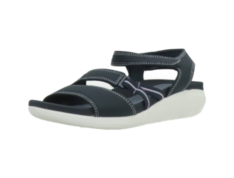 Zapatos de Mujer CLARKS Glide Hi Shore Tecido Azul (38)