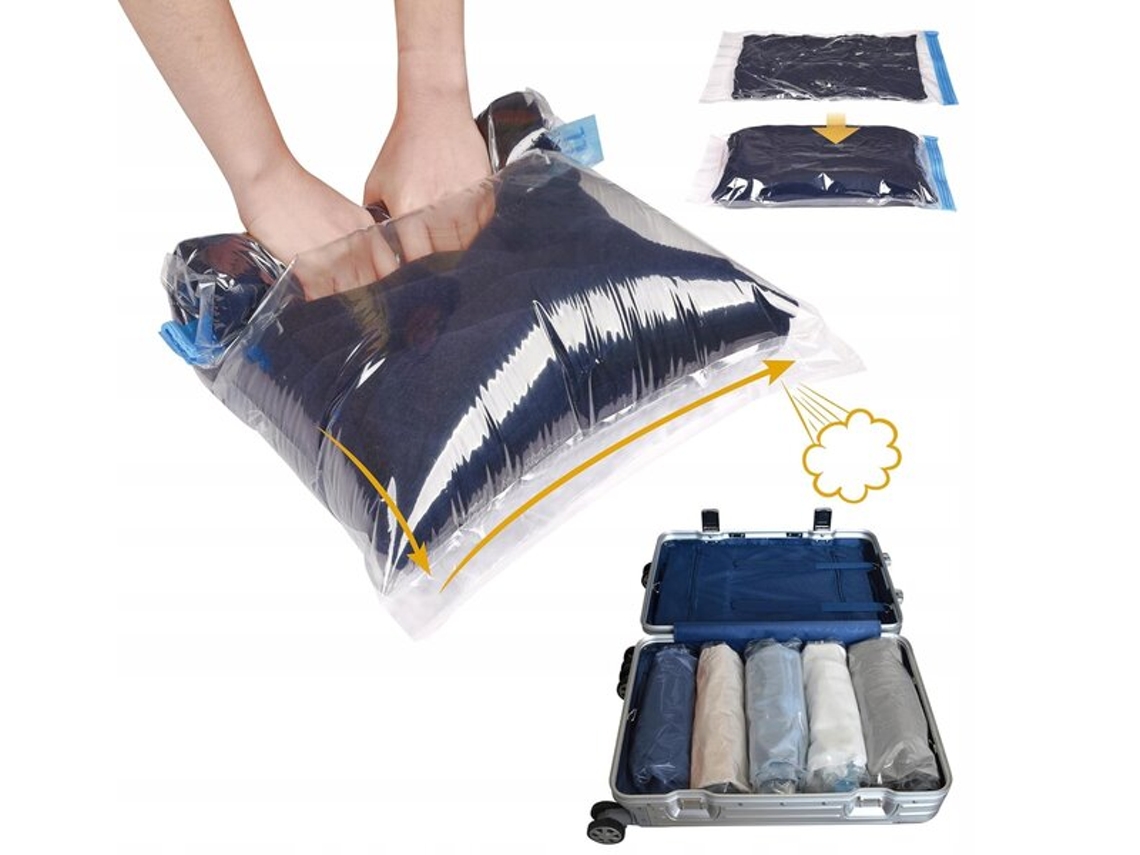 Bolsas de vacío Hitztv para ropa, plegables, ideales para viajes y para el hogar.