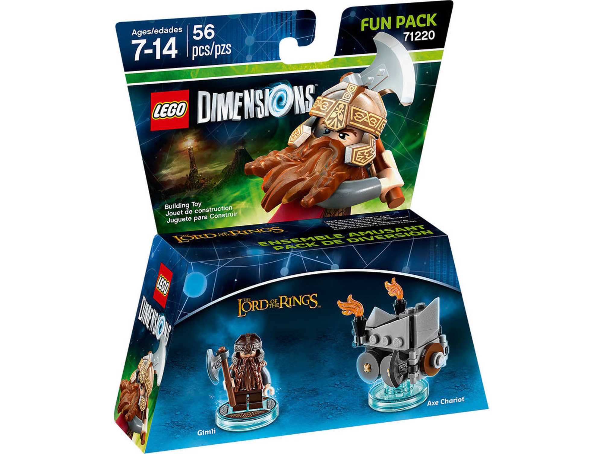 LEGO Dimensions: LEGO Dimensions Fun Pack - Gimli (Idade mínima: 7 - 56 Peças)