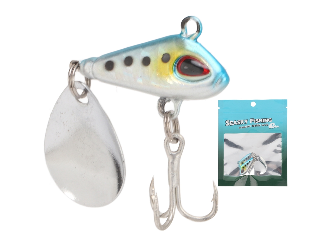 2026rebe-lures Vib Metal Mini 5g Cebo Artificial Duro Spoon Para Pesca Accesorio De Pesca Azul