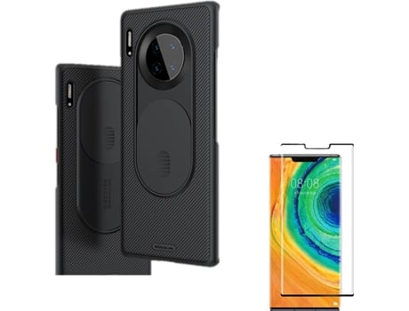 Carcasa y Protector Huawei Mate 30 Pro Nillkin Camshield Negro