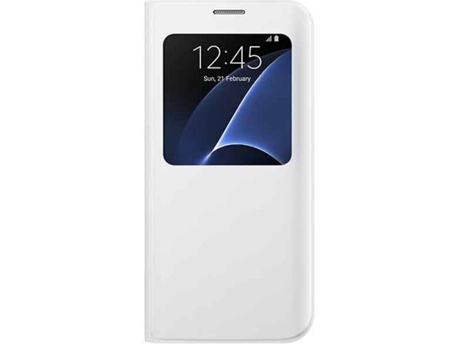 Funda S View SAMSUNG Galaxy S7 Edge Blanco