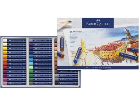 Lápiz de Color FABER-CASTELL Pastel Oil (Multicolor - Pastel Óleo - Multicolor - 36 Unidades)