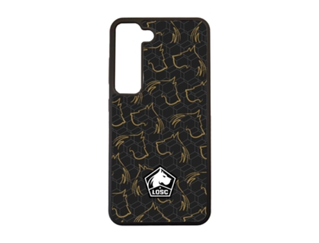 Funda Móvil Oficial Lille Fc para Samsung Galaxy S23 PHONECASES3D Piel Sintética Negro