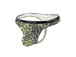 Tanga Sexy Para Hombre Con Estampado De Leopardo