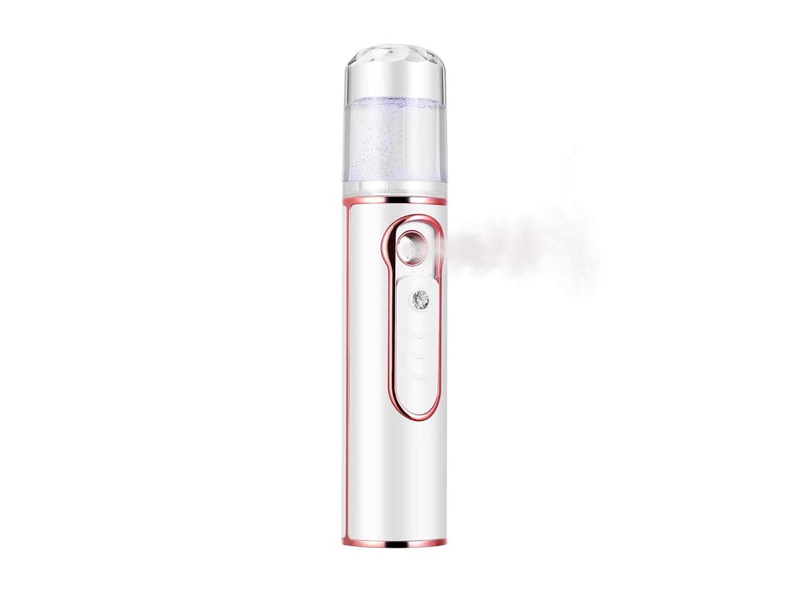 Pulverizador de nanoniebla recargable por USB con función de niebla fría para el rostro, pulverizador facial portátil con hidratación refrescante y analizado