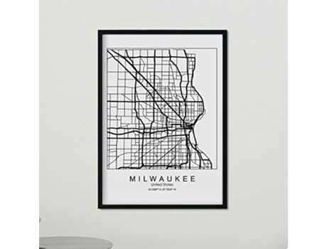 Poster NACNIC Mapa de Milwaukee (A3)