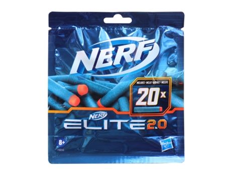 Nerf 2.0 20 dardos municiones elite edad 8