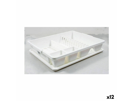 Escurridor para Fregadero TONTARELLI Scolap. Blanco 47 x 38 x 8,5 cm (12 Unidades)