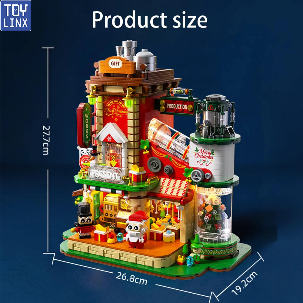 (2782 Piezas) Set De Bloques De Construcción Diy De 2782 Piezas Para Regalo De Navidad, Decoración Diy, Bloques De Construcción