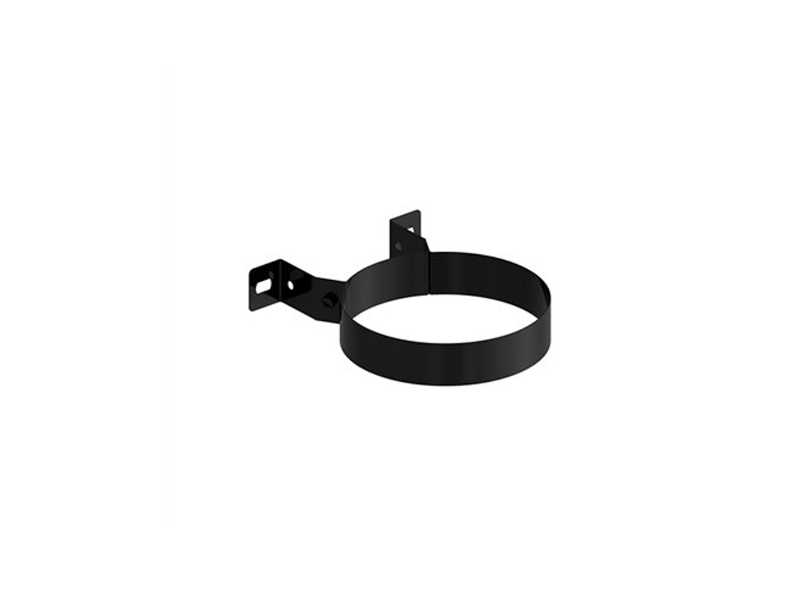 Abrazadera De Pared Para Tubo De Cocina Con 100 Tornillos. Lacado Negro Exojo
