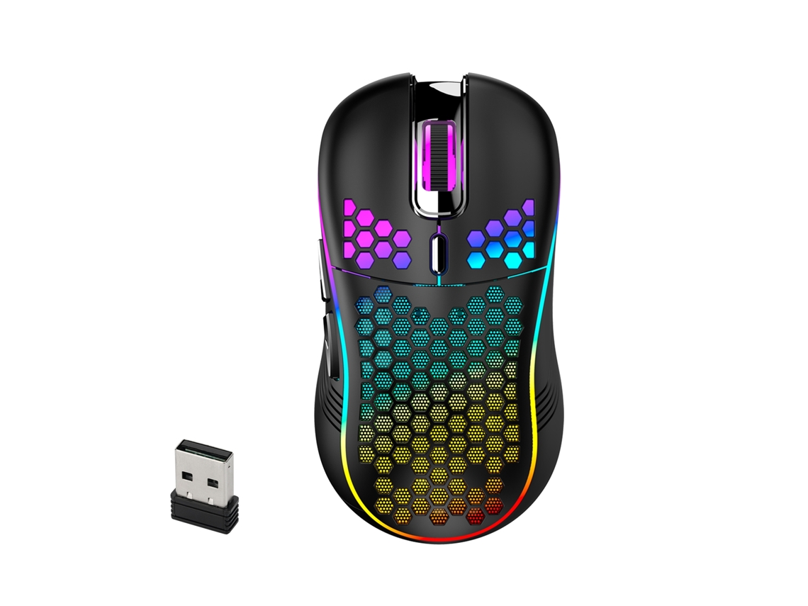 Ratón Inalámbrico Para Juegos 2.4ghz Recargable Con 6 Botones 6d De Alta Precisión Para Portátil
