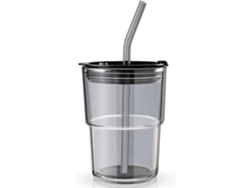 Botella de vidrio para jugo de 500 ml con tapa hermética de plástico, duradera, 3 unidades Kofihety
