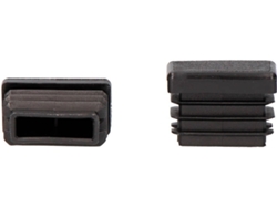 Sistema Interior Superior Rectangular con Solapa Dimatel Negra 50X20Mm