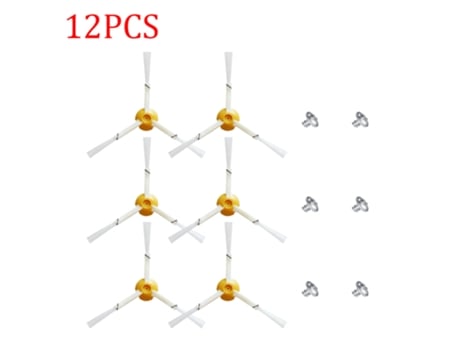 6 piezas de cepillos laterales y 6 piezas de Kit de tornillos para Irobot Roomba 800 900 Series 860 870 880 890 960 980 990 piezas de aspiradora