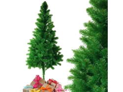 Árbol de Navidad KLACK PVC de Alta Calidad para Decoración Interior - Reutilizable y Fácil de Montar 210 cm Verde