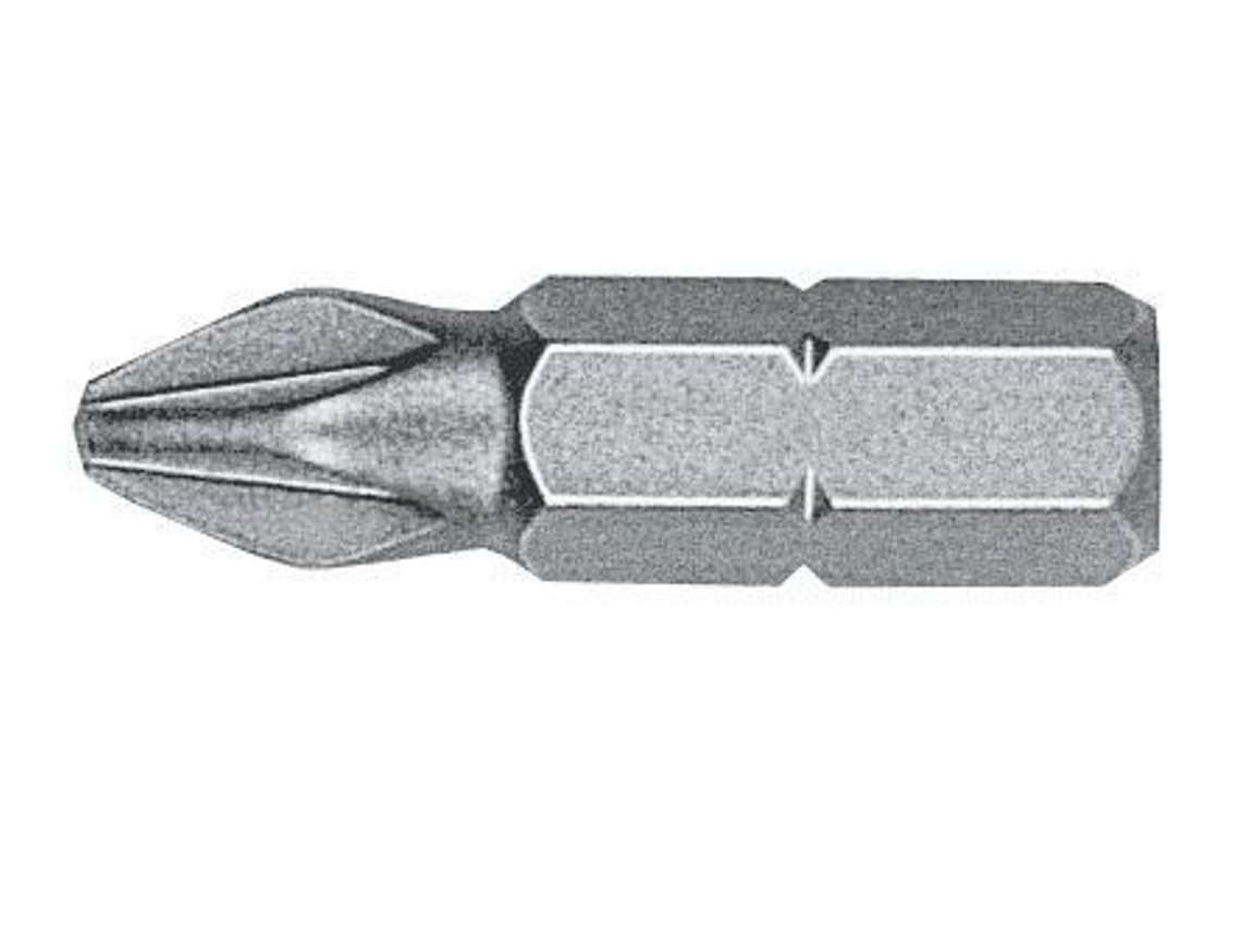 WITTE-27048-Caja de 50 puntas Pozidriv STANDARD guía 1/4" corta (PZ.4 x 32)