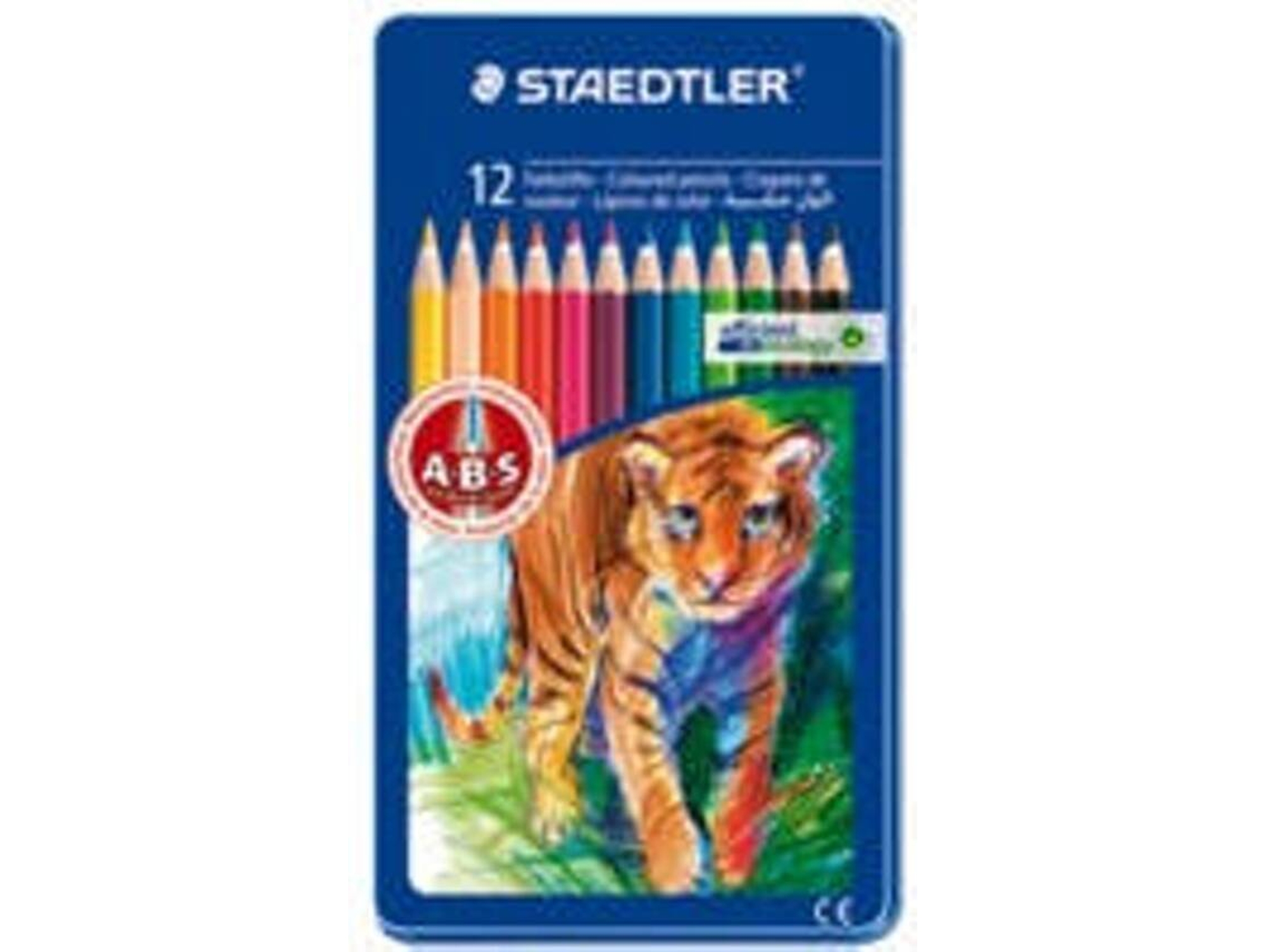 Lápiz de Color STAEDTLER 145 AM12 (12 Un - Multicolor)