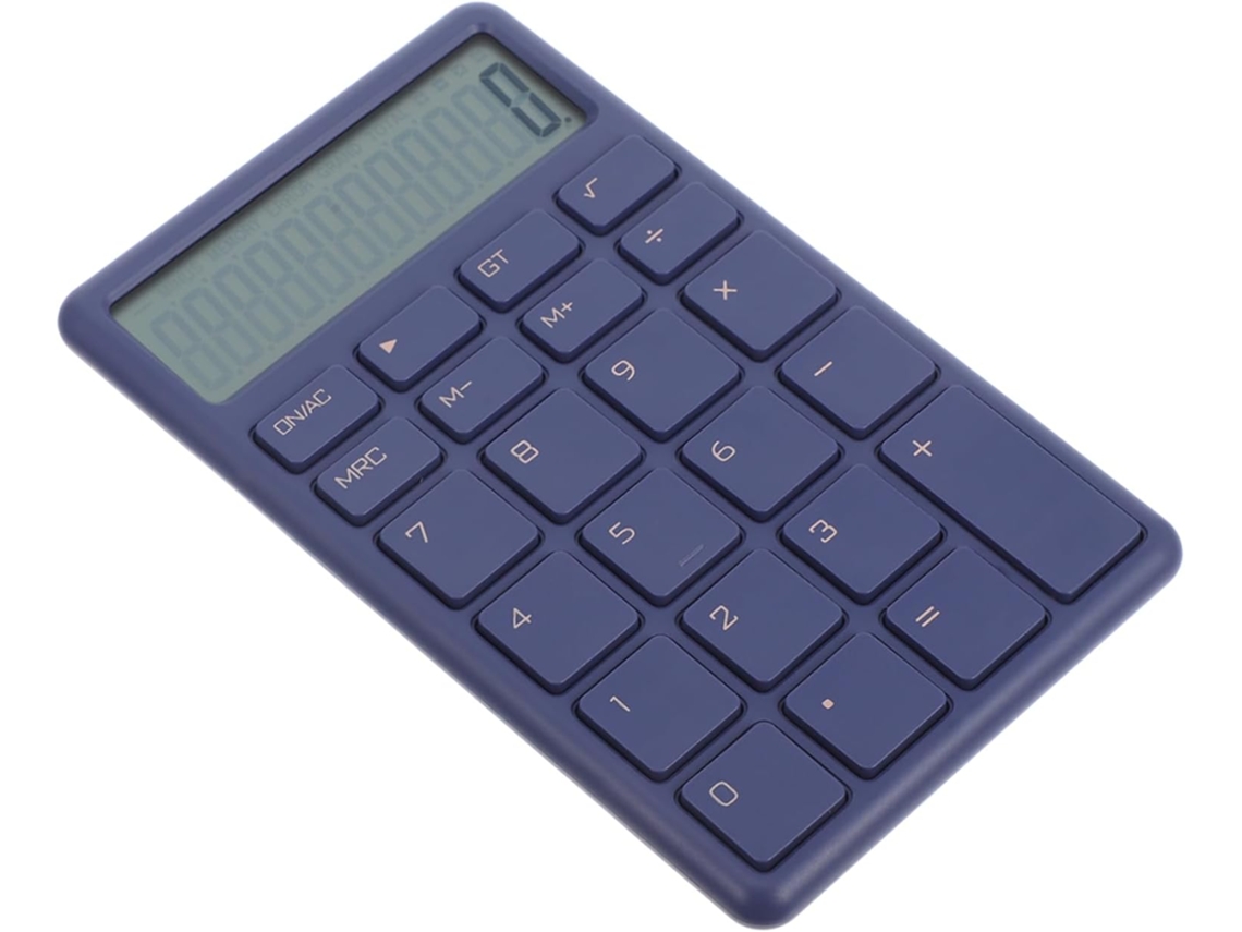 Calculadora digital portátil compacta con pantalla LCD grande, funciona con pilas, ideal para uso doméstico, Gokoco
