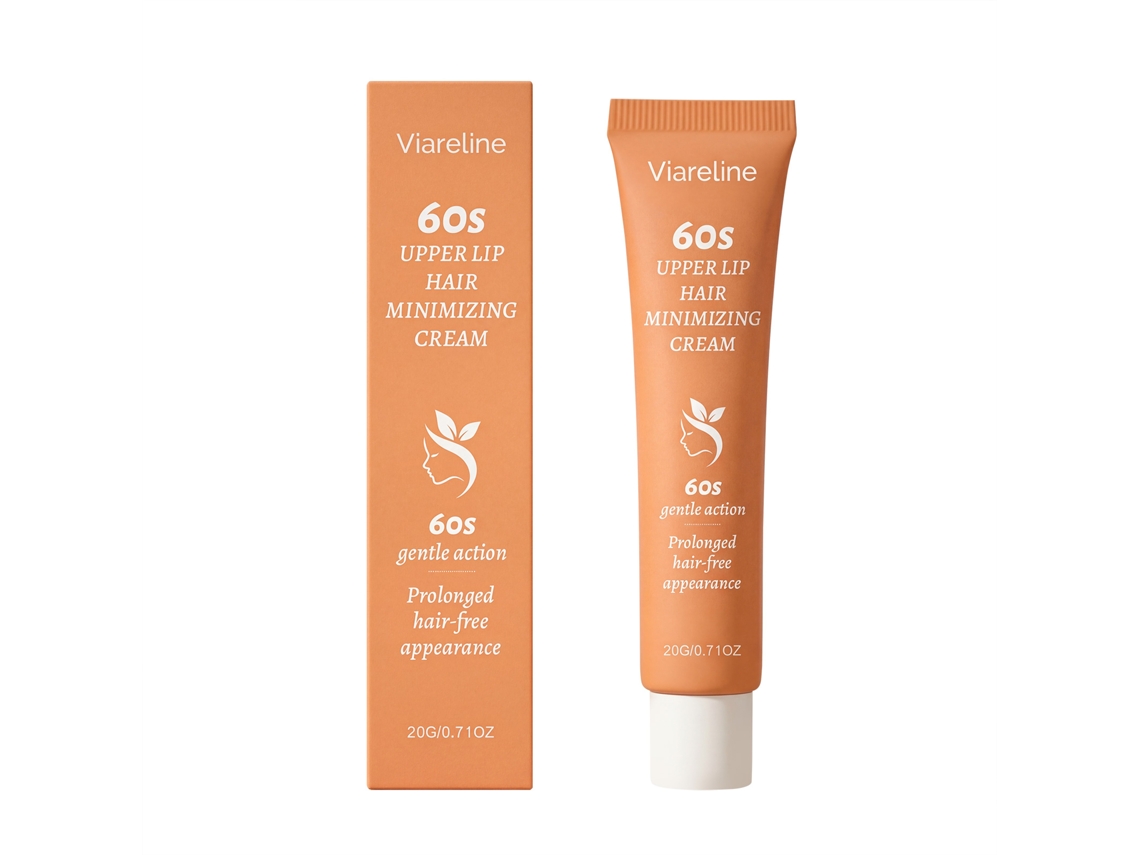 Crema depilatoria facial calmante para piel sensible